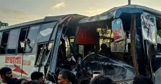 ময়মনসিংহে দুই বাসের সংঘর্ষে তিনজন নিহত